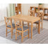 4 - Person Solid Oak Dining Set
