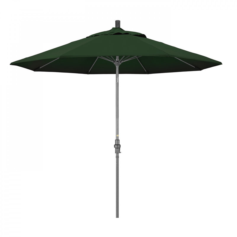 Lisah 108'' Outdoor Umbrella, Pacifica Hunter Green Performance Canvas