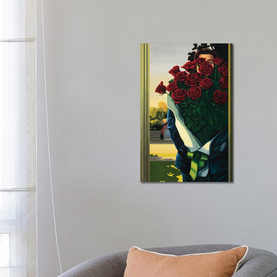 Anonymous Delivery 1 Piece Wrapped Canvas Painting