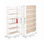 Bibliothèque pliante sans assemblage, 6 niveaux, style rétro, indispensable pour le bureau-1996630595