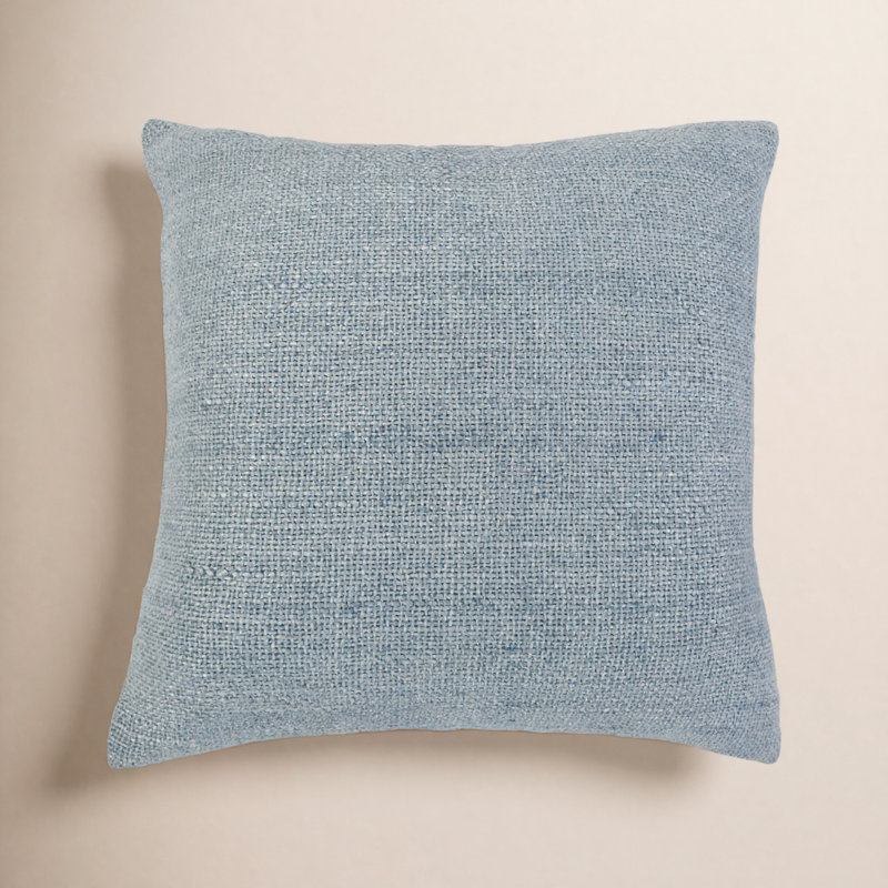 Hendrick Square Pillow Cover & Insert, Sky