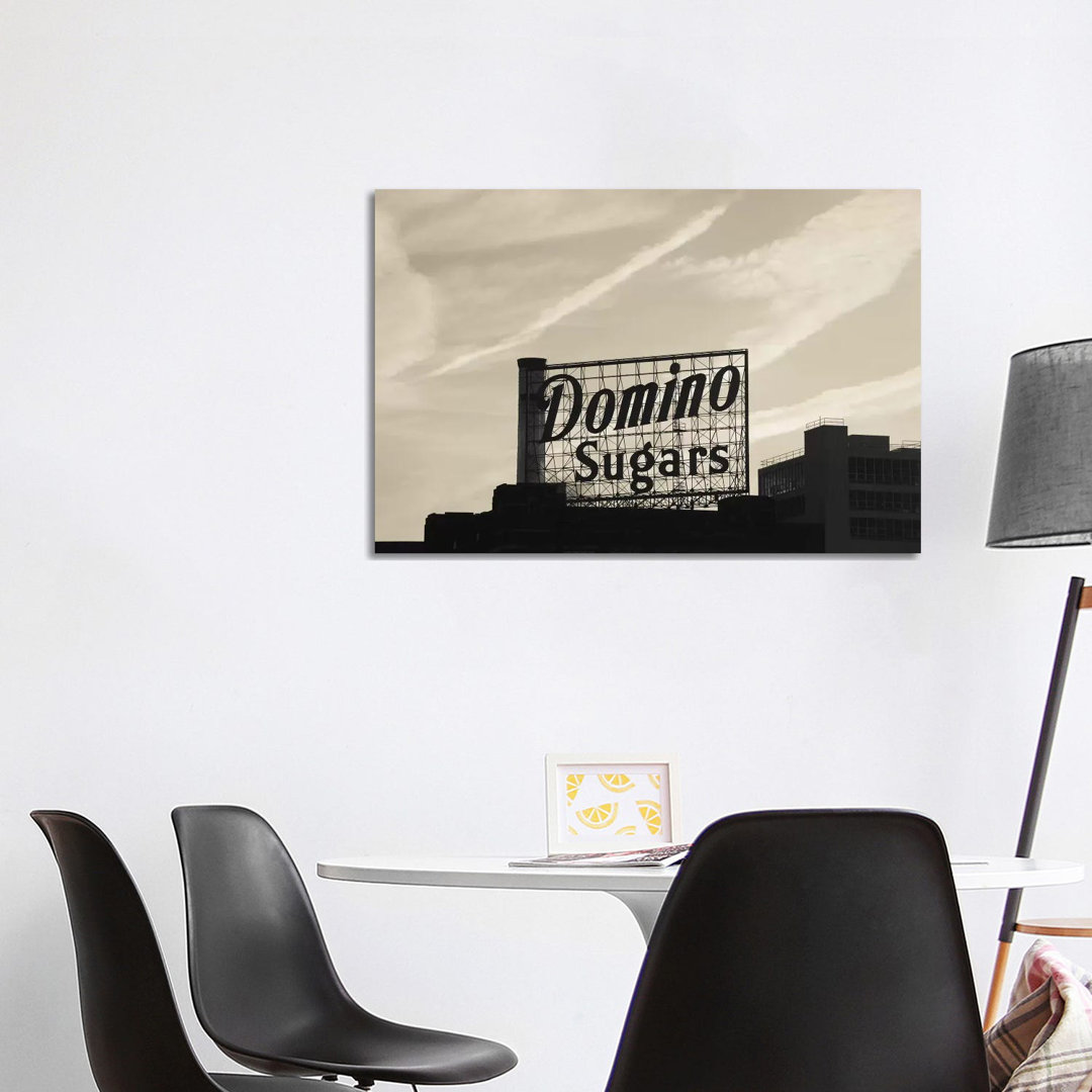 Low Angle View Of Domino Sugar Sign, Inner Harbor, Baltimore, Maryland, USA by Panoramic Images - Wrapped Canvas Gallery-Wrapped Canvas Giclée