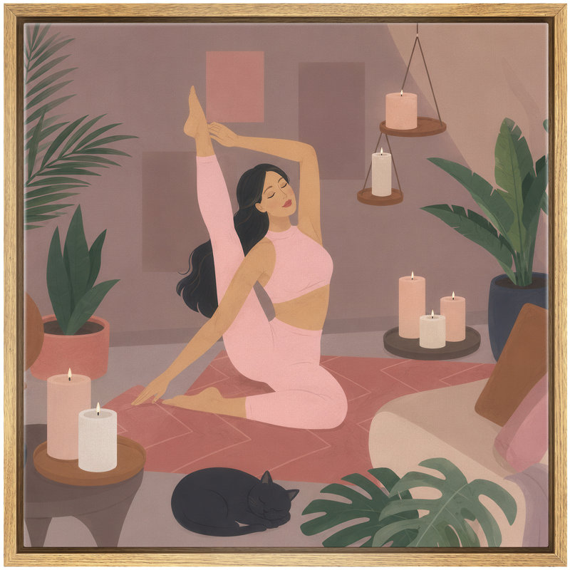 Reproduction d'intérieur encadrée, ensemble de 2 pièces encadrées, Natural, H 24 po x l 24 po x P 1,5 po
