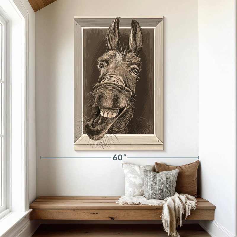 Âne fou Brampt, H 51 po x l 34 po