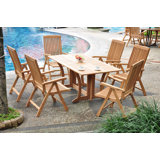 Sealrock Outdoor 7 - Piece Teak Dining Set