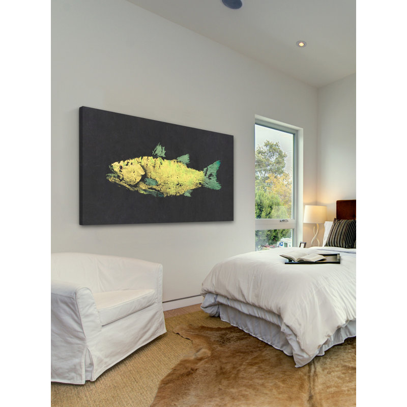 « snook » par warren, les vendeurs, reproduction d’art sur toile tendue, H 12 po x l 24 po x P 1,5 po