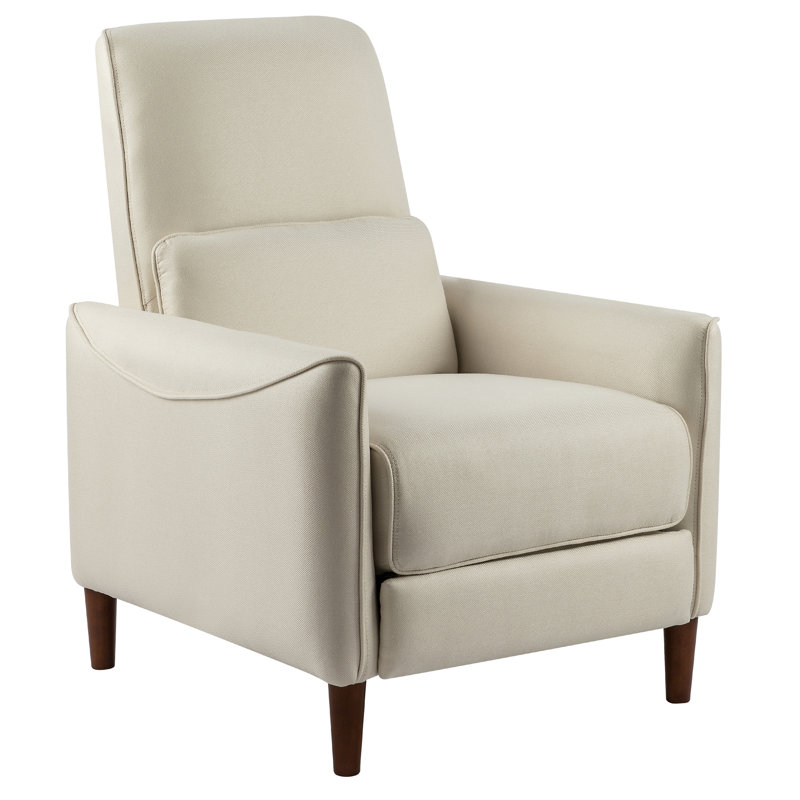 Fauteuil inclinable à poussoir, Beige