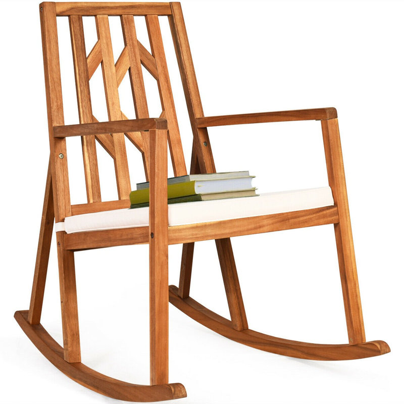 Arissa Pine Solid Wood Outdoor Chair