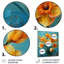 Jonquilles jaunes et orange vibrantes - Décoration murale jonquilles-761503488-761503490