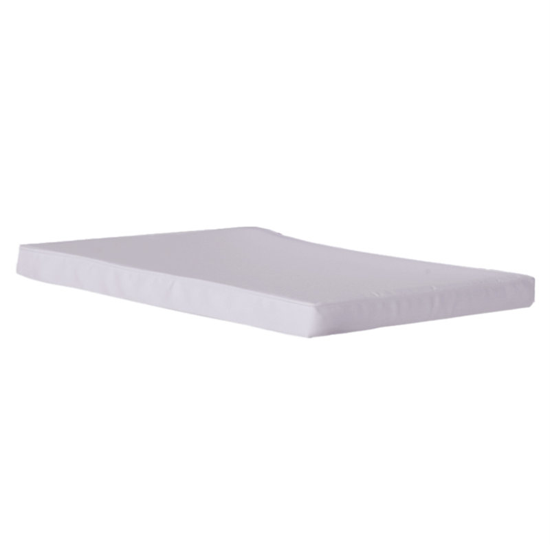 Java Teak Outdoor 2'' Dining Chair Chair Pad, Royal White