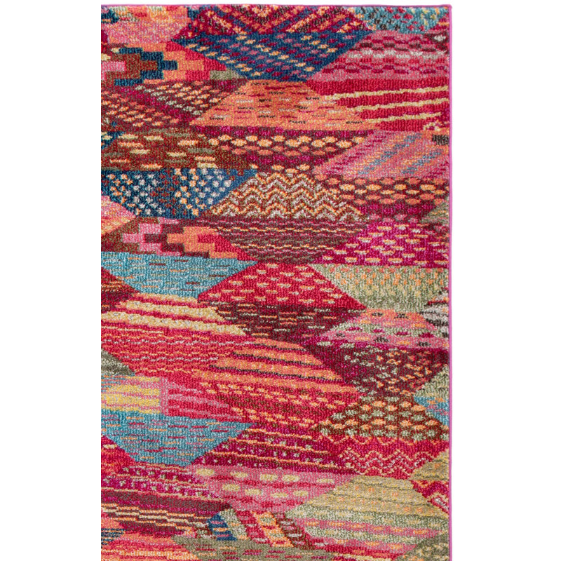 Monaco Performance Abstract Rug, Rectangle 6'7" x 9'2"
