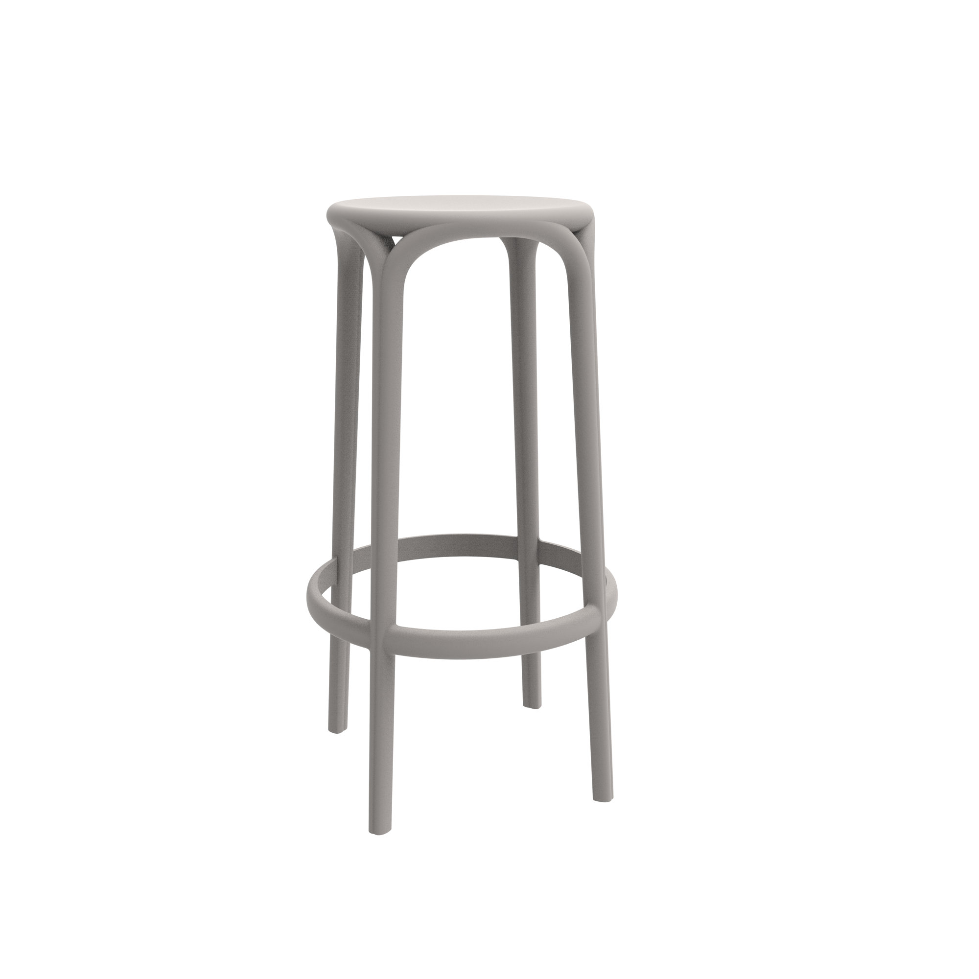 Brooklyn Bar Stool (Indoor/Outdoor), Ecru, Bar Stool (29.75'' Seat Height)