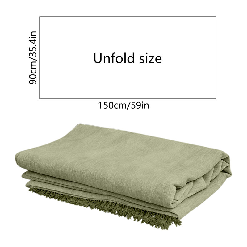Ensemble de draps et de couvertures de canapé, Green