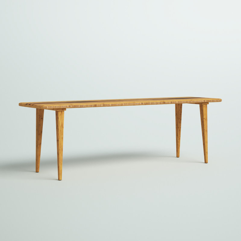 Rabideau Solid Wood Bench, Brown