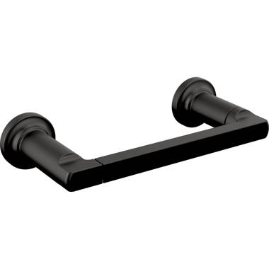 Black Pivot Top Toilet Roll Holder