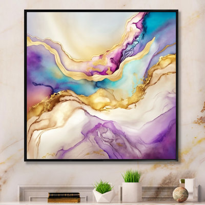 " Liquid Universe With A Touch Of Gold V "