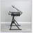 adjustable tempered glass drafting printing table with chair