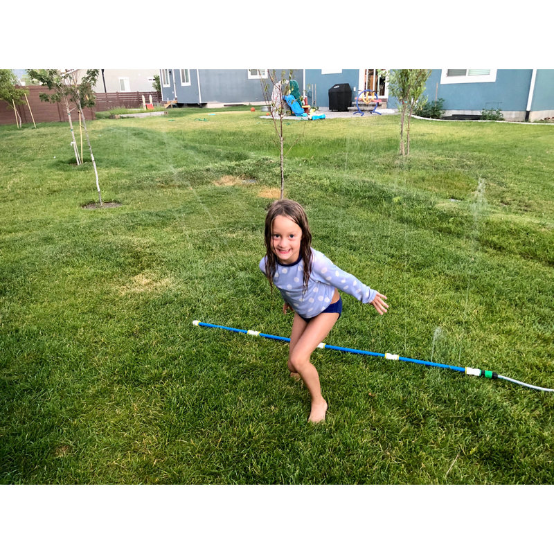 Large Sprinklers Set with Poles and Hose - Build Houses and More with a Water Sprinkler System
