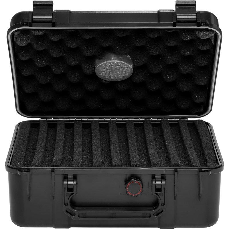 17 Stories Cigar Travel Carrying Case, Holds 40 Cigars