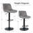 Nalupatio Swivel Upholstered Adjustable Height Counter Stool with Metal Frame-1606541407