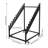 Display Stand Tile Display Rack Standing Slotted Flooring Display Shelf For Building Material Samples With Wheels