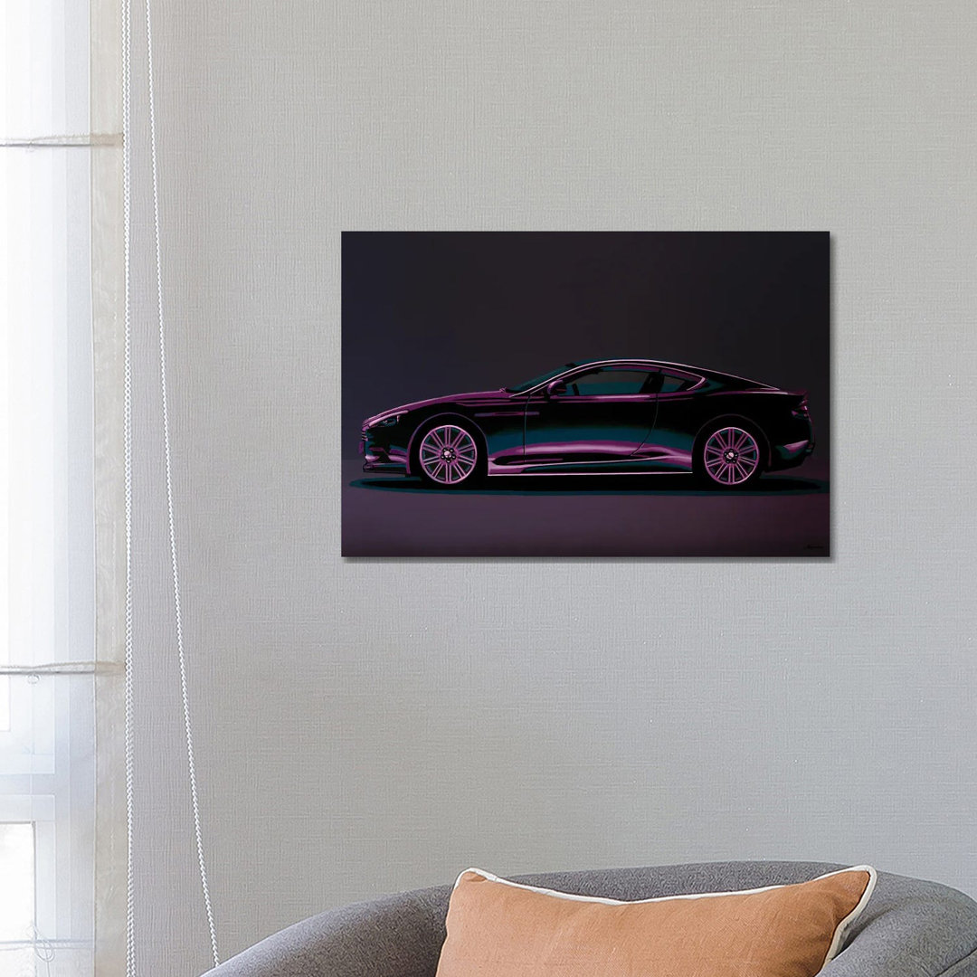 Aston Martin DBS V12 2007 by Paul Meijering - Print on Canvas