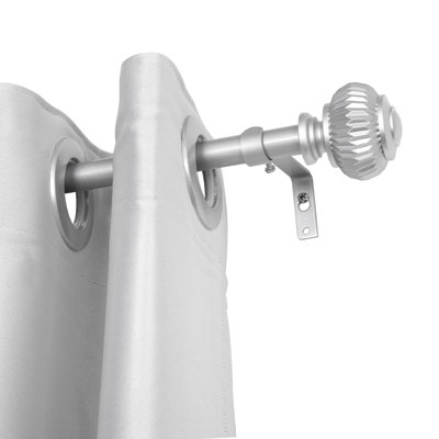 UTOPIA ALLEY Wall Mounted Slover 3/4 Inch Curtain Rod - Curtain Rods, Adjustable Drapery Rods, Bedroom & Living Room Decorative Curtain Rods, Tapestry Poles