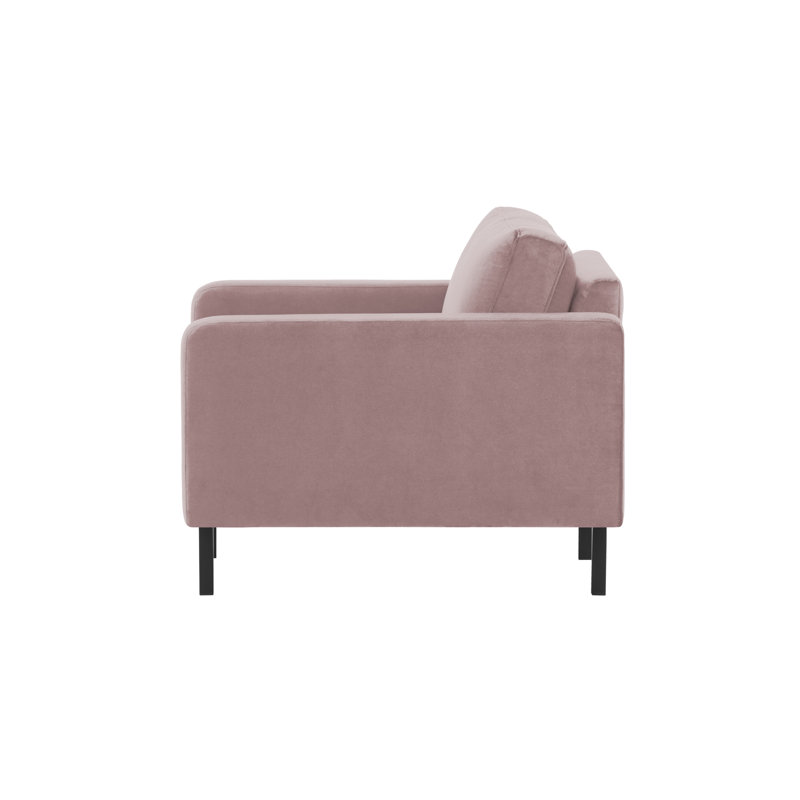Jacquoline Upholstered Armchair, Powder Pink