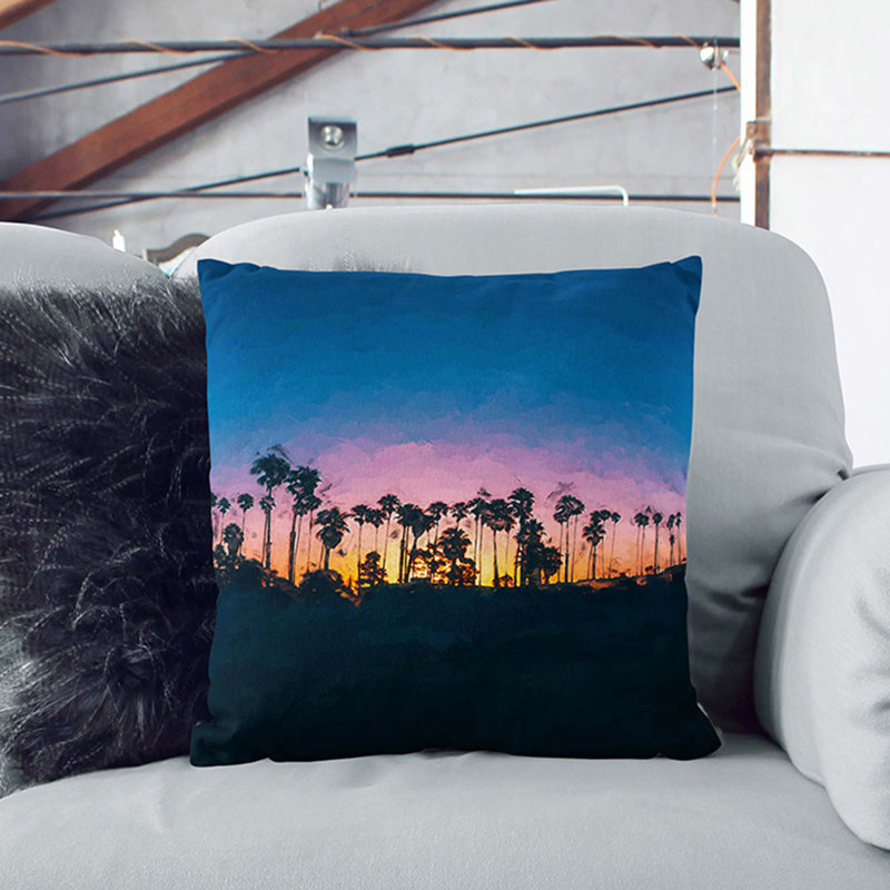 Square Throw Cushion, 55cm H x 55cm W x 20cm D