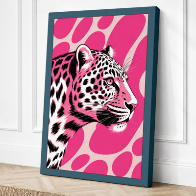 Leopard In Profile Modern - Print