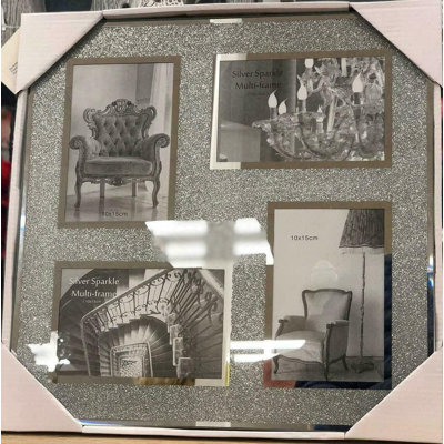 Ney Silver Glass Collage Picture Frame