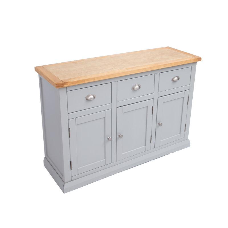 Valle 120cm Sideboard, Grey/Silver