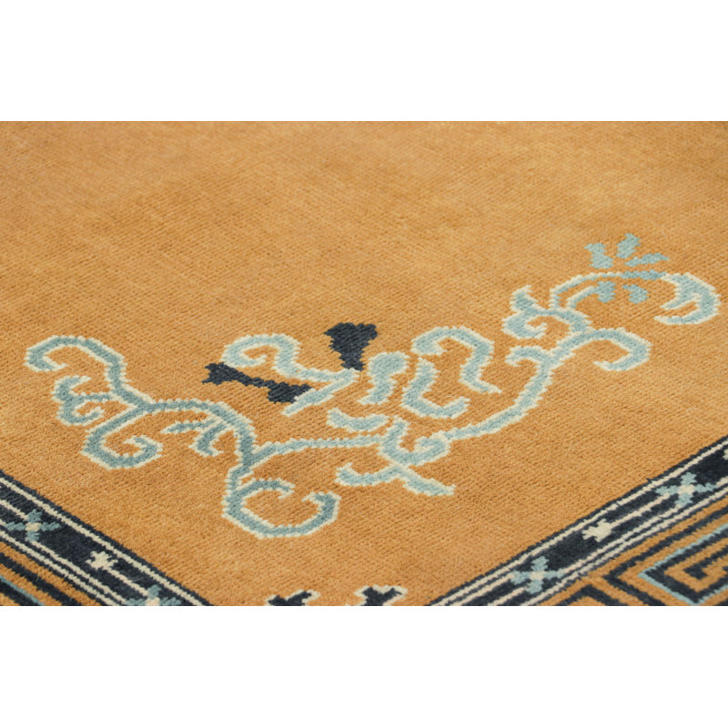 One-of-a-Kind 4'1x4'5 Hand Knotted Area Rug