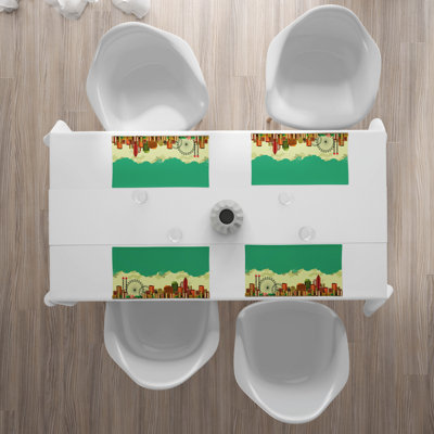 Polyester Cities & Maps Rectangle Placemat