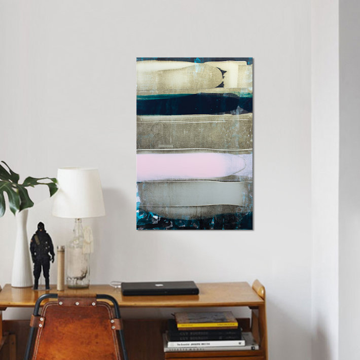 « number stripe i », impression sur toile, H 12 po x l 8 po x P 0,75 po, Pas de tapis, Toile tendue