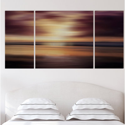 «Evening Light», 3 impressions sur toile