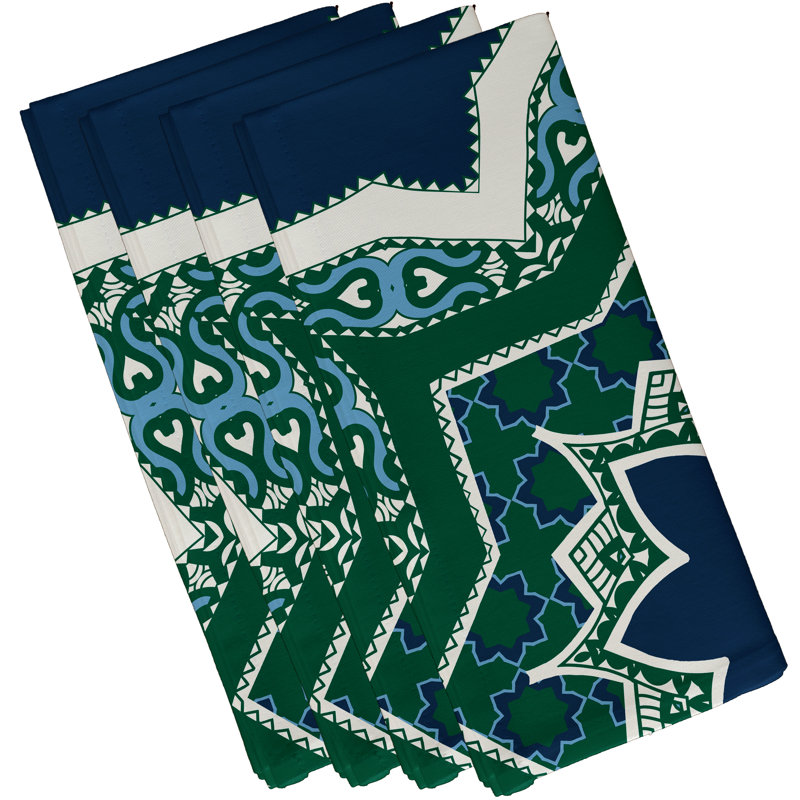 Serviette 22 po Harrel, Bleu marine