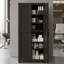 Heavy Duty Large Storage Cabinet with 2 Doors, Espresso