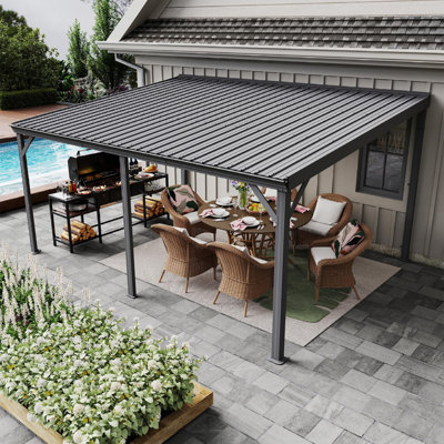 Large Steel Canopies & Gazebos(must Include Frame), Modern Patio Shade