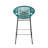 Outdoor Patio Faux Wicker Barstool Set Of 2 With Ergonomic Design And Weather-Resistant PE Construction.-254394819