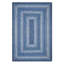 Tapis bleu réversible en jute tressé Damell-108044406