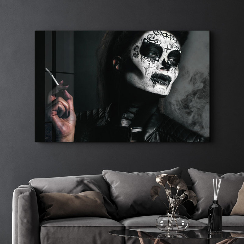 Elegant Tempered Glass Wall Art Painting, 13.8 x 21.7 inches | 100% Tempered Glass, Thickness: 0.16 inches | UV Printed for Vibrant Colors | Perfect for Home Decor, Living Room, & Office Spaces