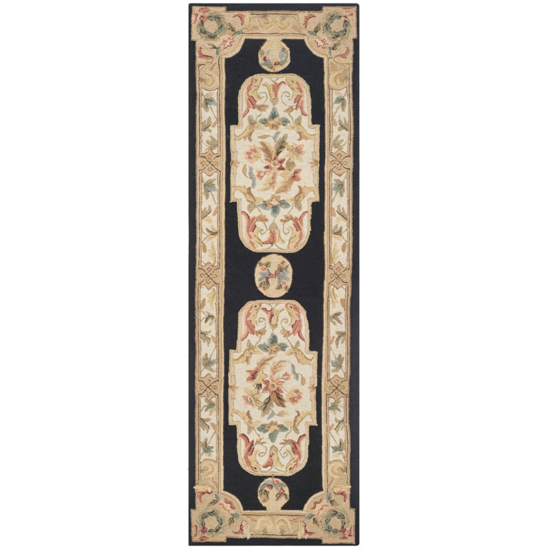 Duarte Hand Hooked Performance Oriental Rug, Runner 2'6" x 10'