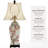 Siciliano Porcelain Table Lamp