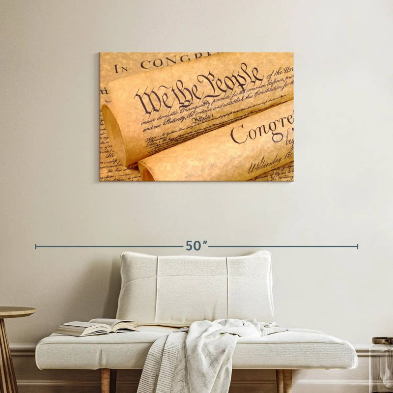 Keiri Declaration Of Independence Documents, 24" H x 36" W