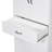 Bathroom Storage Cabinet With Two Laundry Baskets, Storage Cabinet With Doors And Drawer For Home-814158817