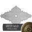 Médaillon de plafond Endurathane Galveston, P 51 po x P 3 5/8 po x P 3 3/8 po (convient aux auvents jusqu'à 5 7/8 po), finition brique réfractaire peinte à la main-28584185