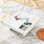 Table basse en marbre de style moderne blanc crème 31,4 po x 31,4 po x 12 po