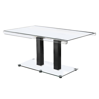 Coetta Glass Top Dining Table