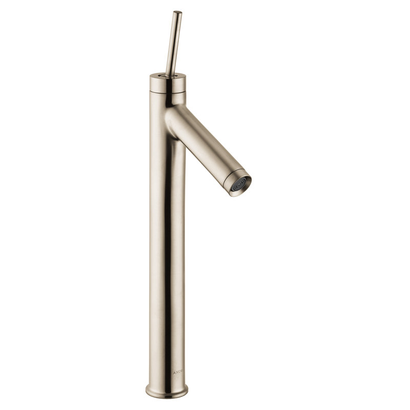 AXOR Starck Single Hole Standard Bathroom Faucet, Brushed Nickel